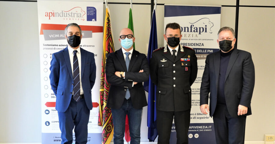 Sicurezza, incontro di coordinamento Confapi-Carabinieri per la legalità